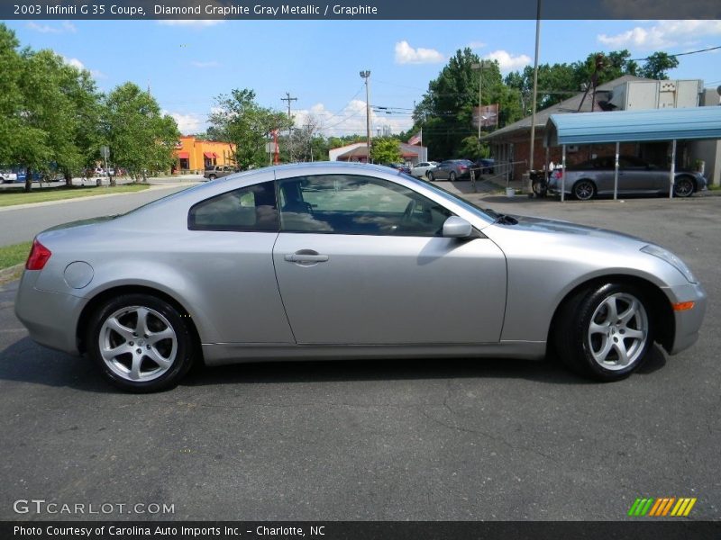 Diamond Graphite Gray Metallic / Graphite 2003 Infiniti G 35 Coupe
