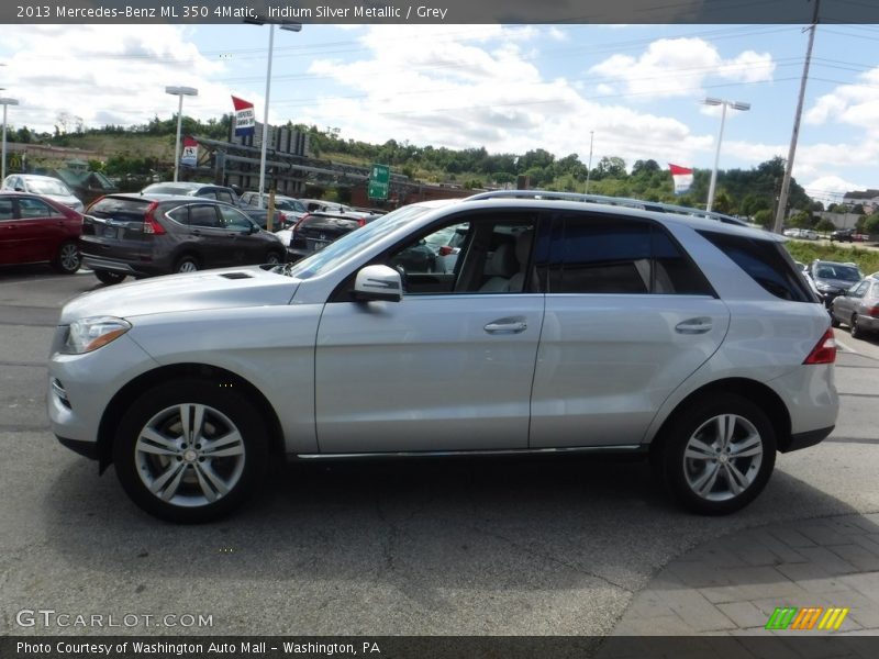 Iridium Silver Metallic / Grey 2013 Mercedes-Benz ML 350 4Matic