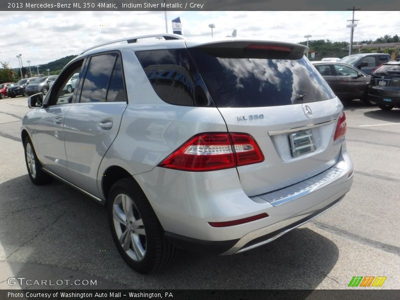 Iridium Silver Metallic / Grey 2013 Mercedes-Benz ML 350 4Matic