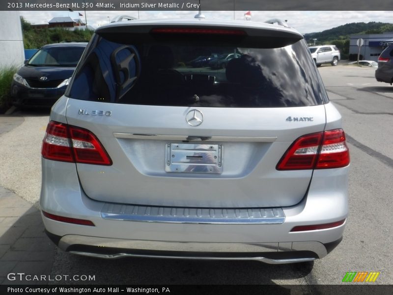 Iridium Silver Metallic / Grey 2013 Mercedes-Benz ML 350 4Matic