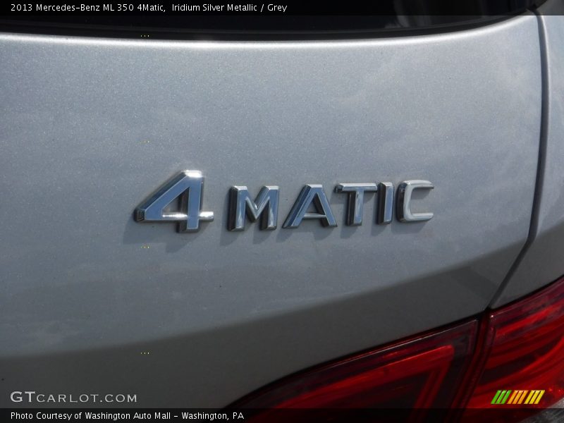 Iridium Silver Metallic / Grey 2013 Mercedes-Benz ML 350 4Matic