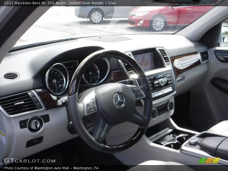 Iridium Silver Metallic / Grey 2013 Mercedes-Benz ML 350 4Matic