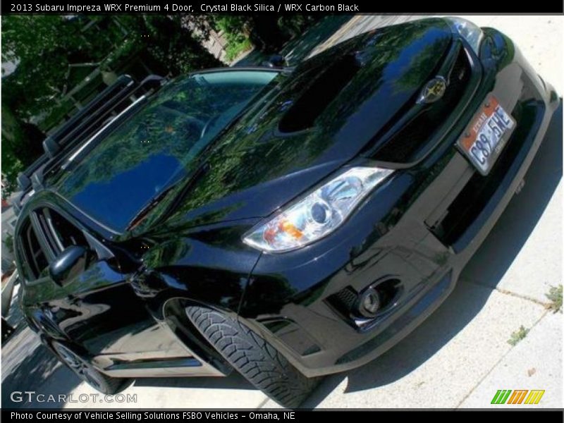 Crystal Black Silica / WRX Carbon Black 2013 Subaru Impreza WRX Premium 4 Door