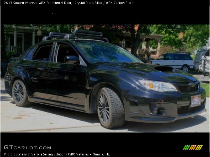 Crystal Black Silica / WRX Carbon Black 2013 Subaru Impreza WRX Premium 4 Door