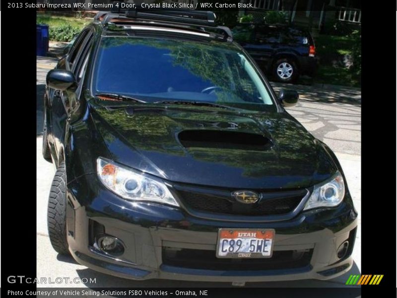 Crystal Black Silica / WRX Carbon Black 2013 Subaru Impreza WRX Premium 4 Door