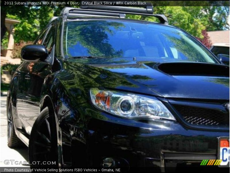 Crystal Black Silica / WRX Carbon Black 2013 Subaru Impreza WRX Premium 4 Door