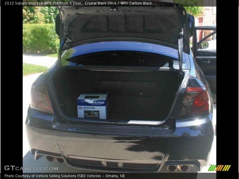 Crystal Black Silica / WRX Carbon Black 2013 Subaru Impreza WRX Premium 4 Door