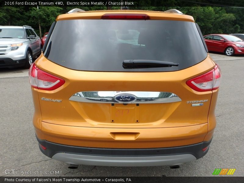 Electric Spice Metallic / Charcoal Black 2016 Ford Escape Titanium 4WD