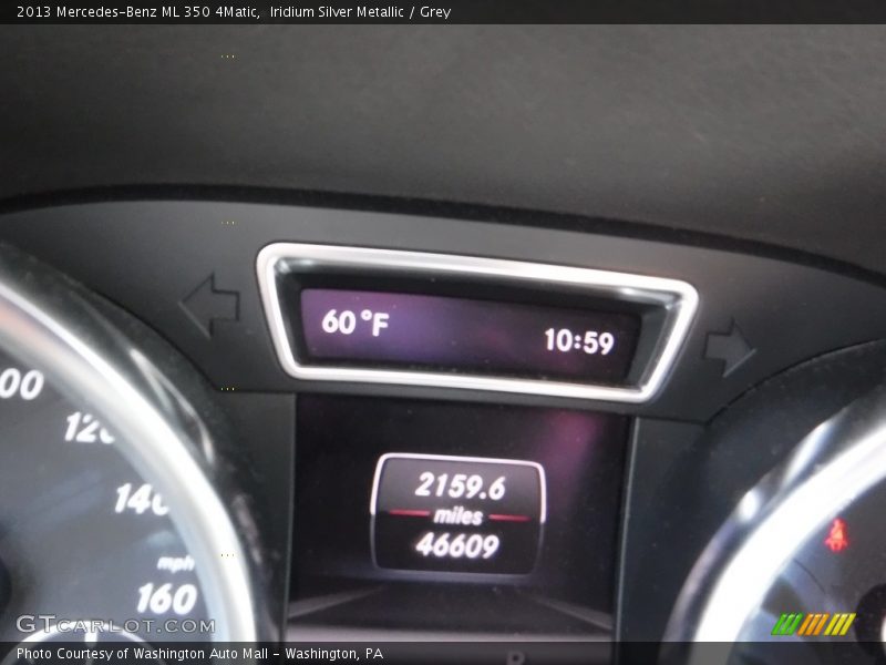 Iridium Silver Metallic / Grey 2013 Mercedes-Benz ML 350 4Matic