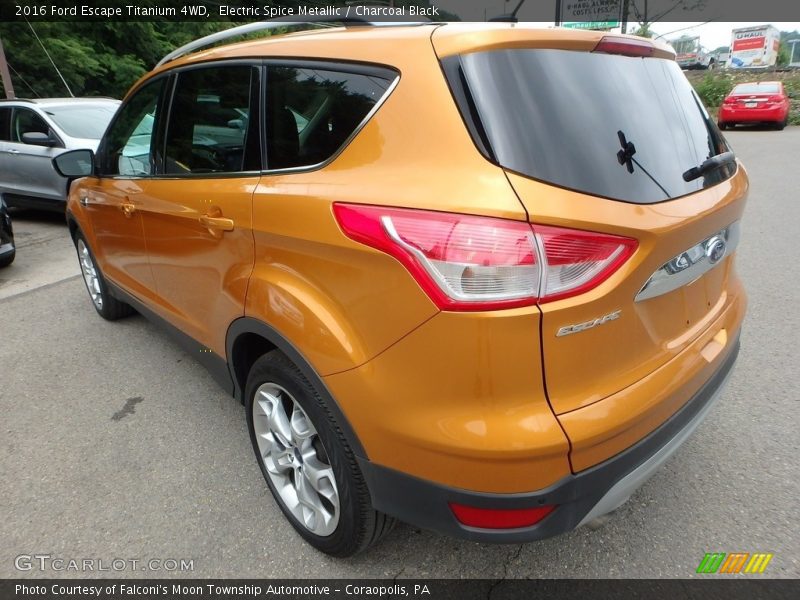 Electric Spice Metallic / Charcoal Black 2016 Ford Escape Titanium 4WD