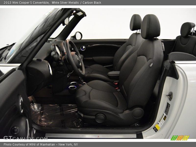 White Silver Metallic / Carbon Black 2013 Mini Cooper S Convertible