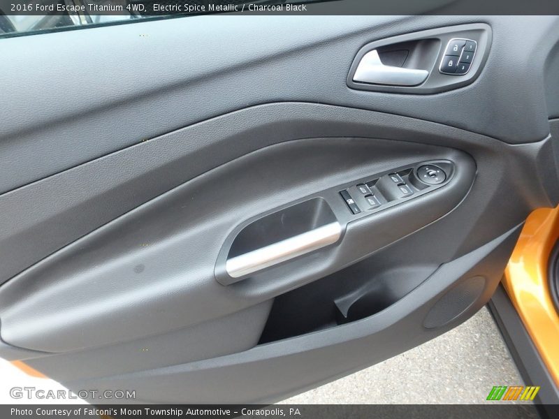 Electric Spice Metallic / Charcoal Black 2016 Ford Escape Titanium 4WD