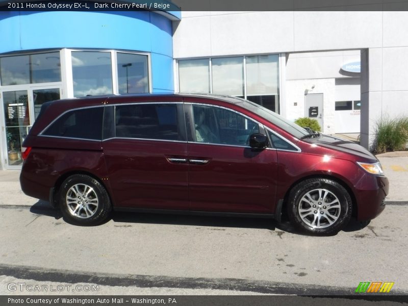 Dark Cherry Pearl / Beige 2011 Honda Odyssey EX-L