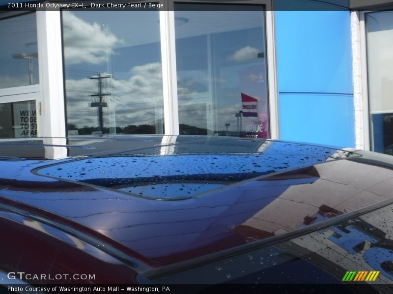 Dark Cherry Pearl / Beige 2011 Honda Odyssey EX-L