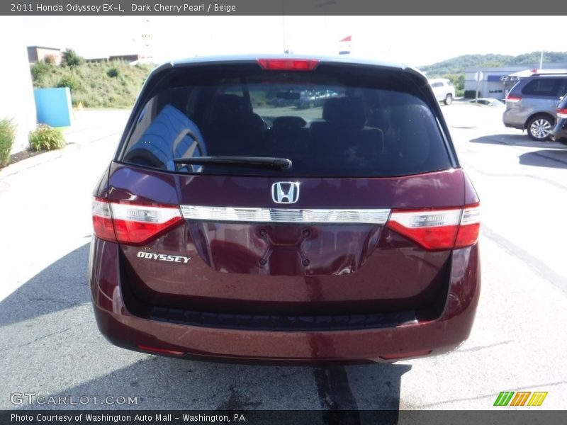 Dark Cherry Pearl / Beige 2011 Honda Odyssey EX-L