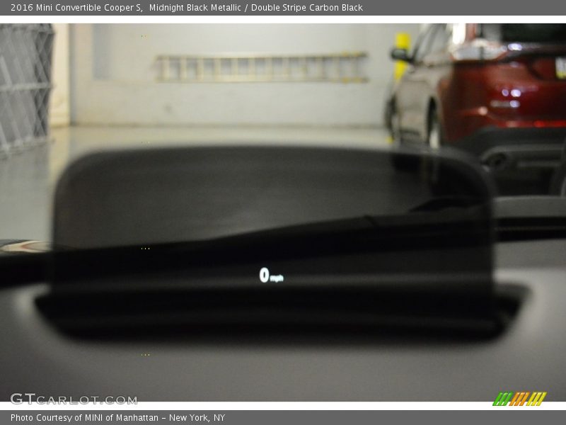 Midnight Black Metallic / Double Stripe Carbon Black 2016 Mini Convertible Cooper S
