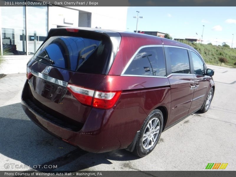Dark Cherry Pearl / Beige 2011 Honda Odyssey EX-L