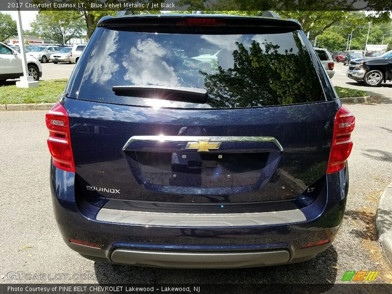 Blue Velvet Metallic / Jet Black 2017 Chevrolet Equinox LT
