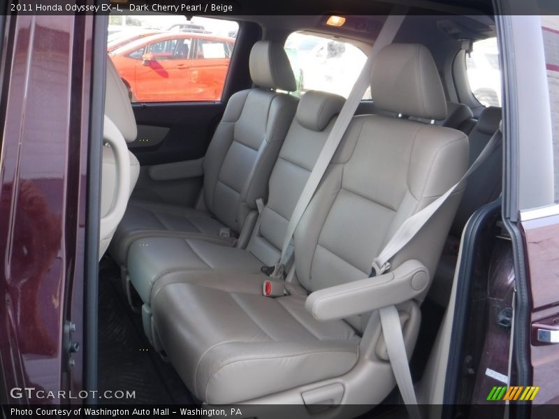 Dark Cherry Pearl / Beige 2011 Honda Odyssey EX-L