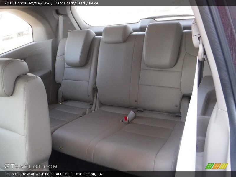 Dark Cherry Pearl / Beige 2011 Honda Odyssey EX-L