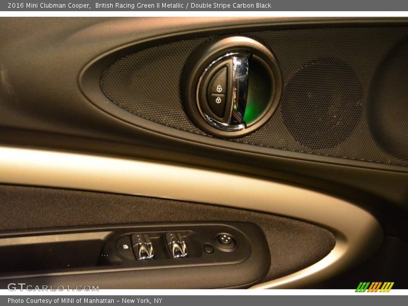 British Racing Green II Metallic / Double Stripe Carbon Black 2016 Mini Clubman Cooper