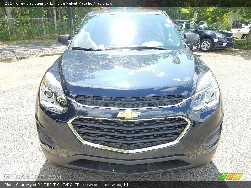Blue Velvet Metallic / Jet Black 2017 Chevrolet Equinox LS
