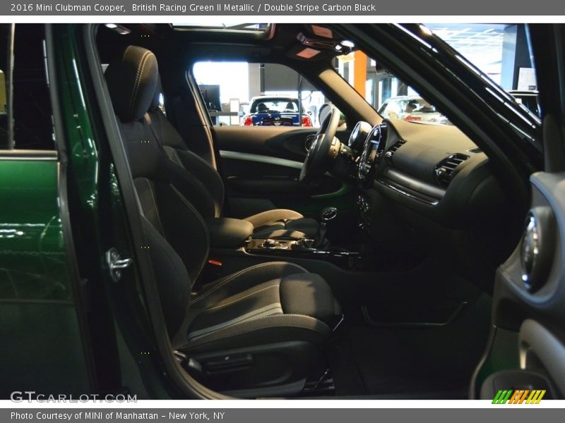 British Racing Green II Metallic / Double Stripe Carbon Black 2016 Mini Clubman Cooper