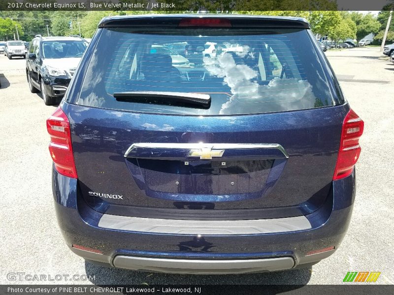 Blue Velvet Metallic / Jet Black 2017 Chevrolet Equinox LS