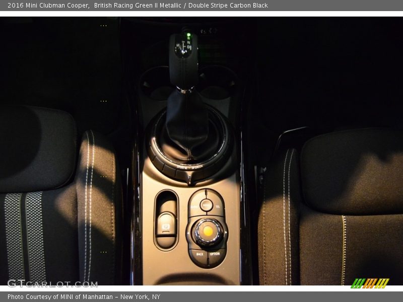British Racing Green II Metallic / Double Stripe Carbon Black 2016 Mini Clubman Cooper