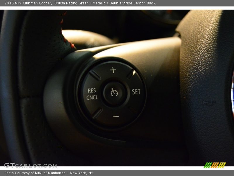 British Racing Green II Metallic / Double Stripe Carbon Black 2016 Mini Clubman Cooper