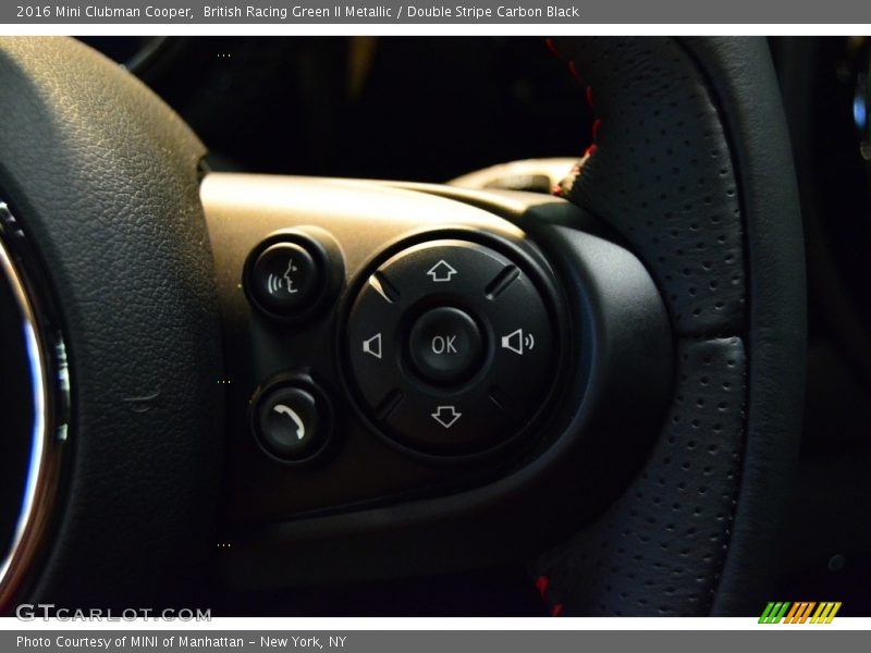 British Racing Green II Metallic / Double Stripe Carbon Black 2016 Mini Clubman Cooper