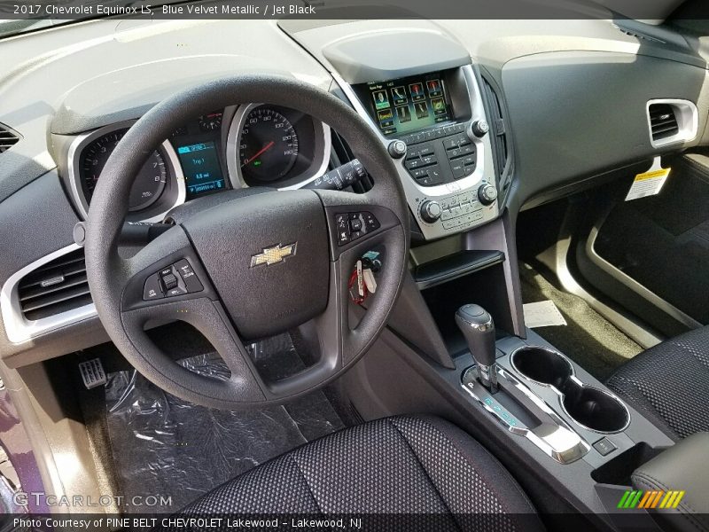 Blue Velvet Metallic / Jet Black 2017 Chevrolet Equinox LS