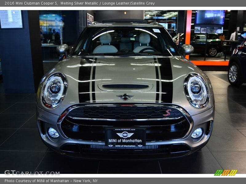 Melting Silver Metallic / Lounge Leather/Satellite Grey 2016 Mini Clubman Cooper S