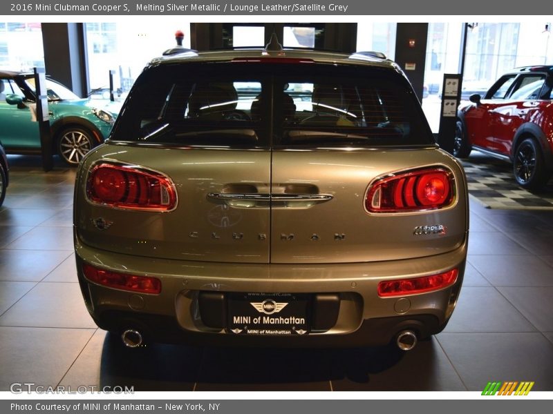 Melting Silver Metallic / Lounge Leather/Satellite Grey 2016 Mini Clubman Cooper S