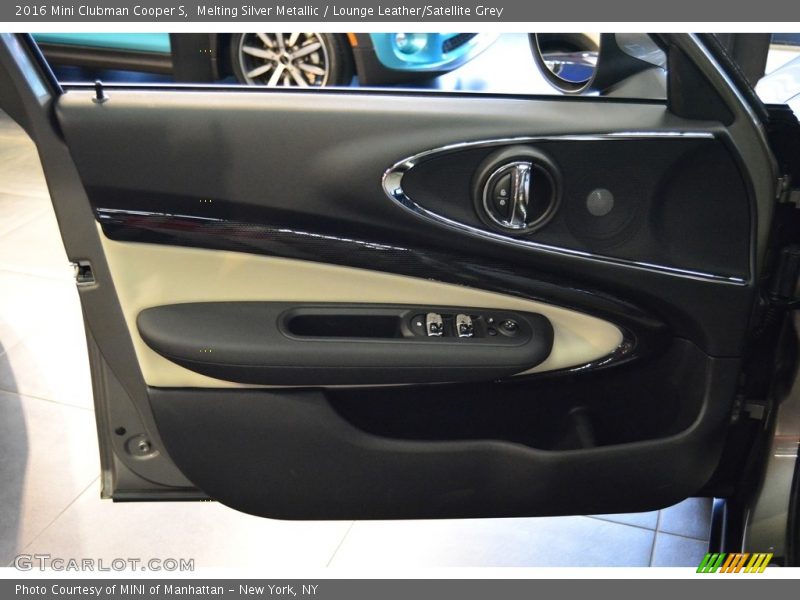 Melting Silver Metallic / Lounge Leather/Satellite Grey 2016 Mini Clubman Cooper S