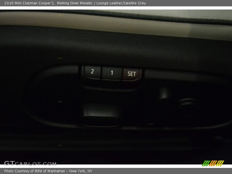 Melting Silver Metallic / Lounge Leather/Satellite Grey 2016 Mini Clubman Cooper S