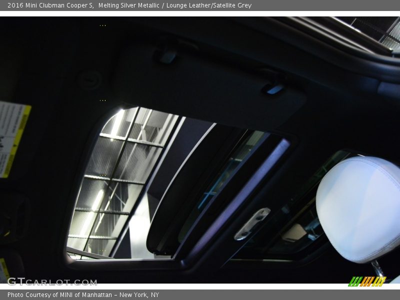 Melting Silver Metallic / Lounge Leather/Satellite Grey 2016 Mini Clubman Cooper S