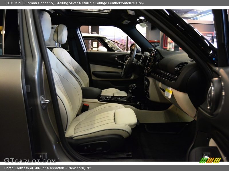 Melting Silver Metallic / Lounge Leather/Satellite Grey 2016 Mini Clubman Cooper S