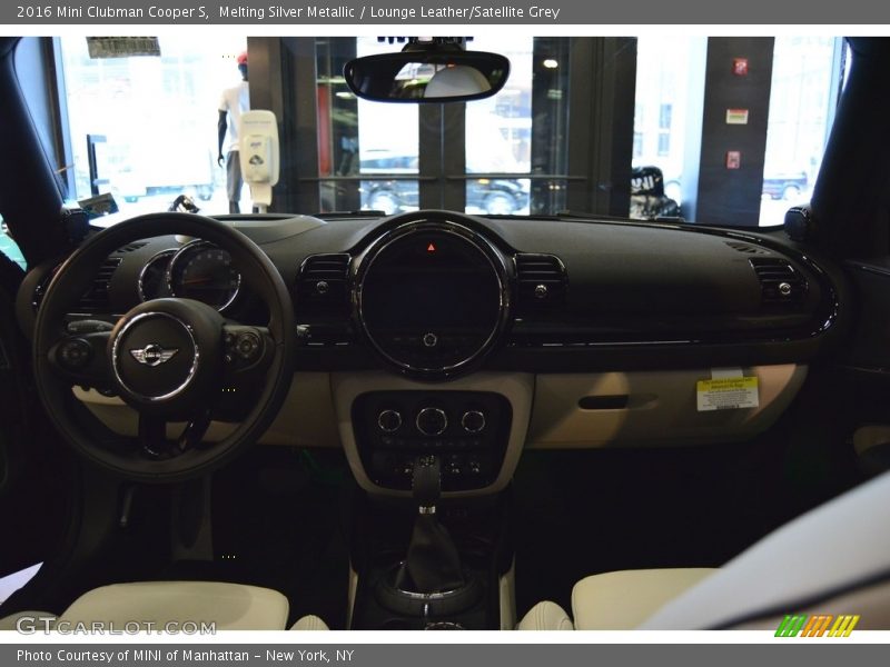 Melting Silver Metallic / Lounge Leather/Satellite Grey 2016 Mini Clubman Cooper S