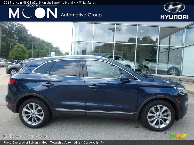 Midnight Sapphire Metallic / White Sands 2015 Lincoln MKC FWD