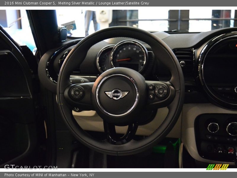 Melting Silver Metallic / Lounge Leather/Satellite Grey 2016 Mini Clubman Cooper S