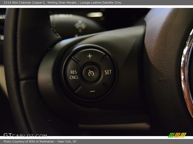 Melting Silver Metallic / Lounge Leather/Satellite Grey 2016 Mini Clubman Cooper S