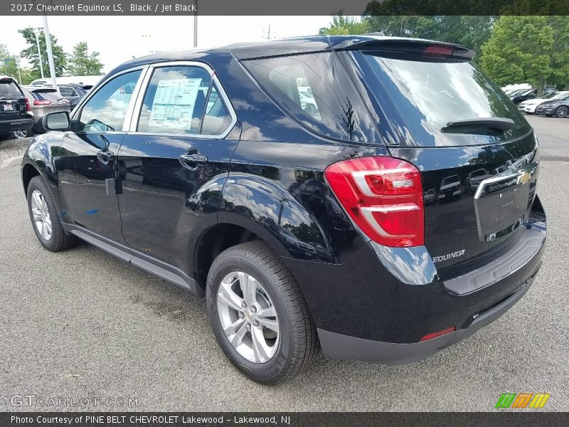 Black / Jet Black 2017 Chevrolet Equinox LS
