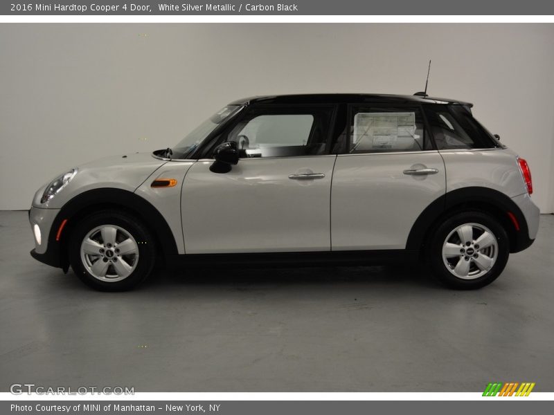 White Silver Metallic / Carbon Black 2016 Mini Hardtop Cooper 4 Door