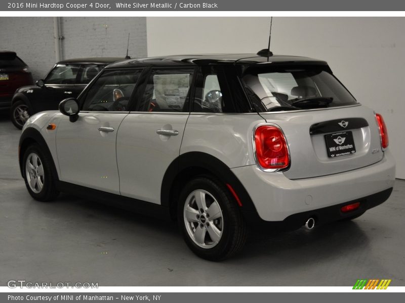 White Silver Metallic / Carbon Black 2016 Mini Hardtop Cooper 4 Door