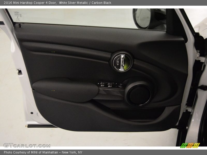 White Silver Metallic / Carbon Black 2016 Mini Hardtop Cooper 4 Door
