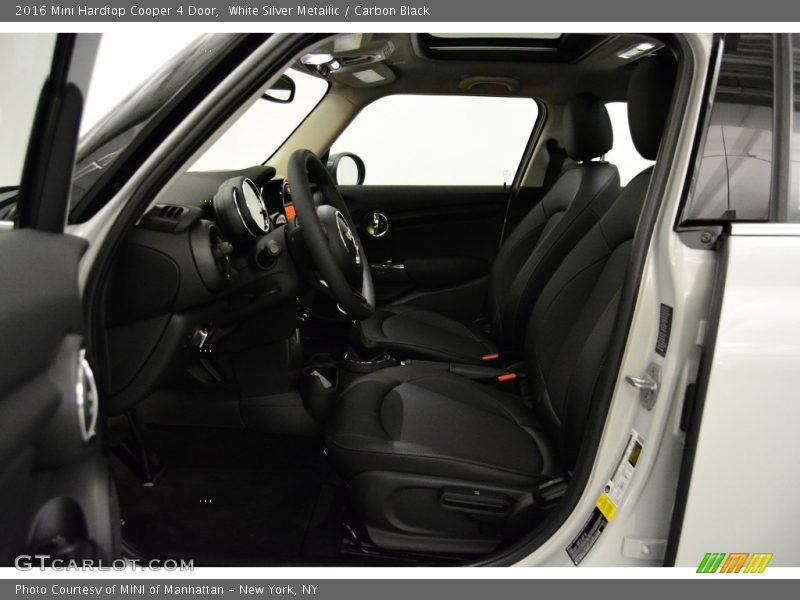 White Silver Metallic / Carbon Black 2016 Mini Hardtop Cooper 4 Door