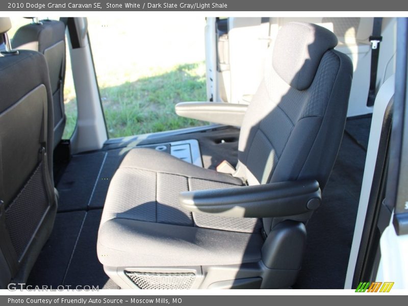 Stone White / Dark Slate Gray/Light Shale 2010 Dodge Grand Caravan SE
