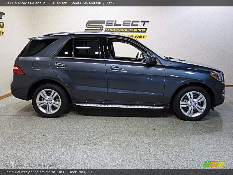 Steel Grey Metallic / Black 2014 Mercedes-Benz ML 350 4Matic