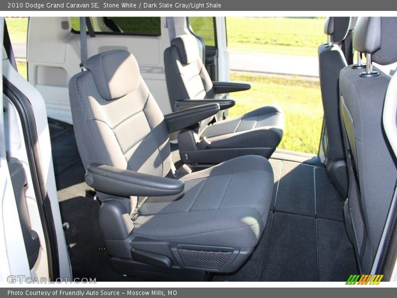 Stone White / Dark Slate Gray/Light Shale 2010 Dodge Grand Caravan SE